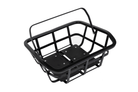 Matte black aluminum rear basket for Euphree ebikes, MIK or Original, 50lb capacity