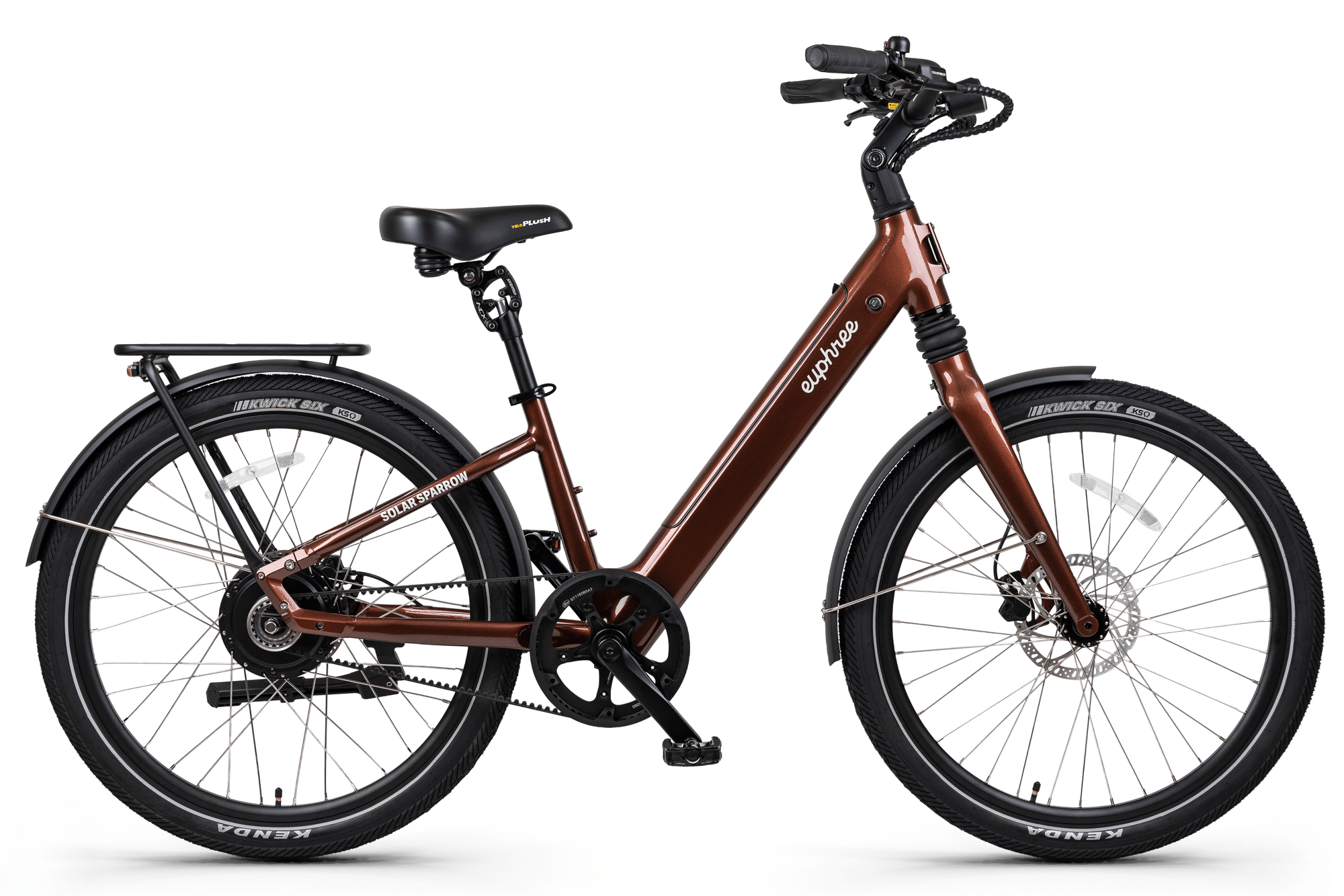 Solar Sparrow electric bike, Americano color